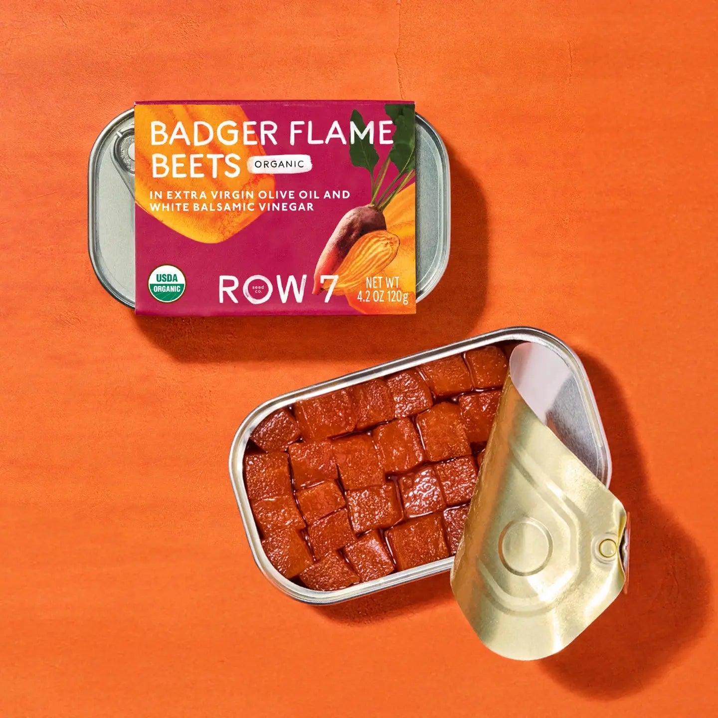 Row 7 - Badger Flame Beets