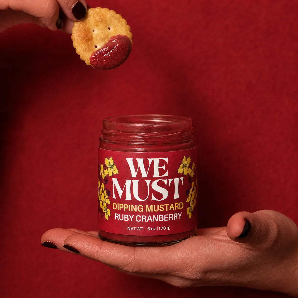 We Must Mustard-Ruby Cranberry
