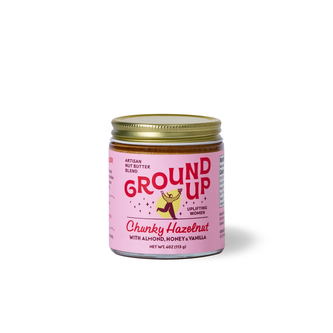 Ground Up Nut Butter - Chunky Hazelnut 4oz