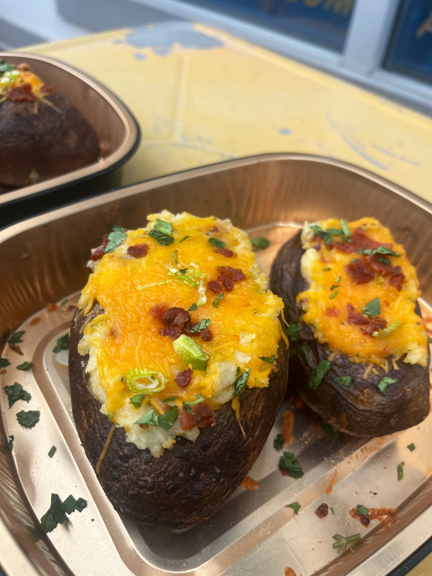 Loaded Twice-Baked Potato