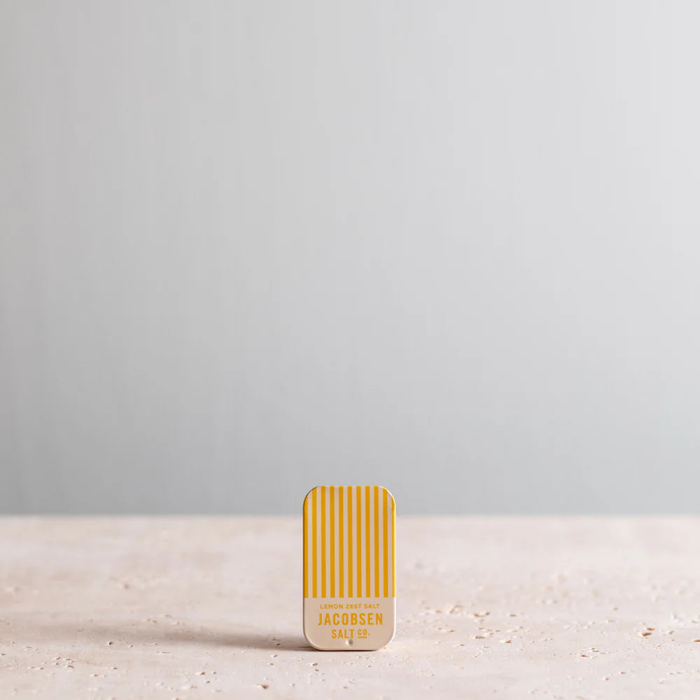 Jacobsen Salt Co - Infused Lemon Zest Salt - Slide Tin