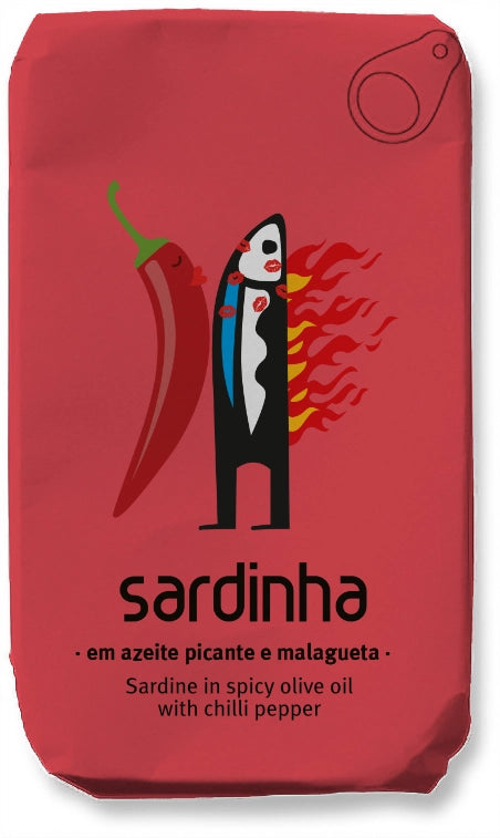 Sardinha- Sardine in Spicy Olive Oil with Chili Pepper