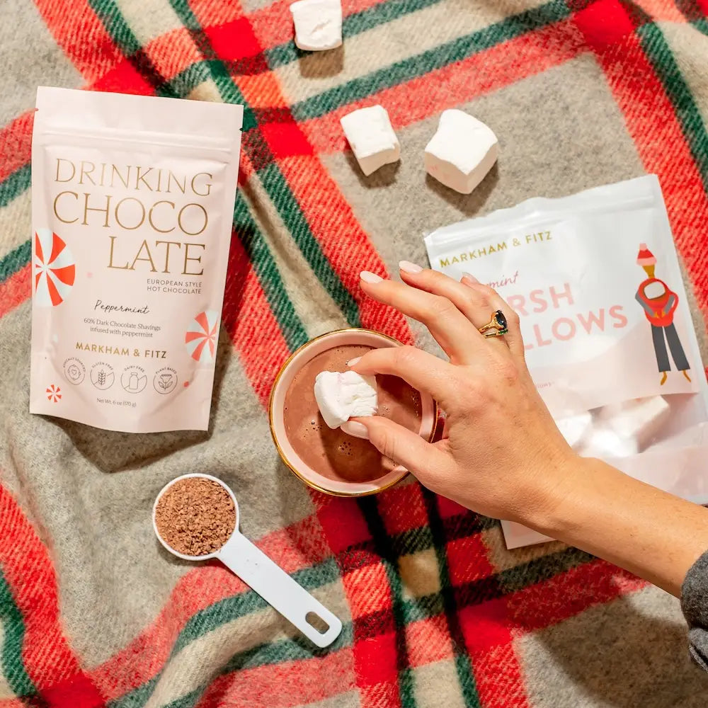 Markham & Fitz Chocolate - Peppermint Dark Chocolate Drinking Mix