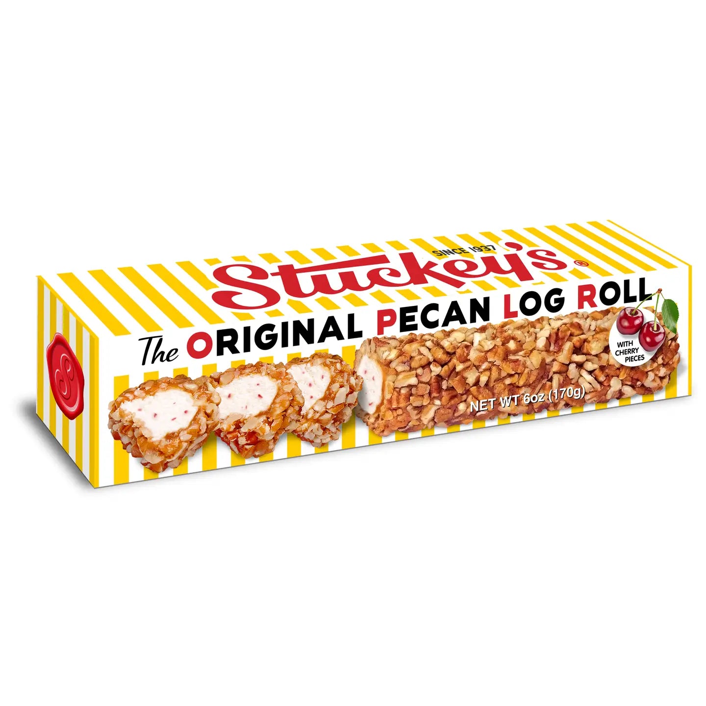 Stuckey’s - Pecan Log Roll (with Cherry) - Gift Boxed
