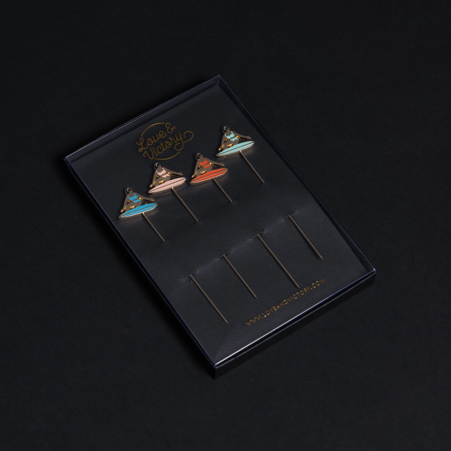 Love & Victory - Surfer Cocktail Picks