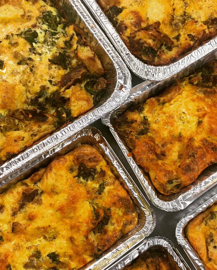 Sausage Brioche Bake - Thanksgiving