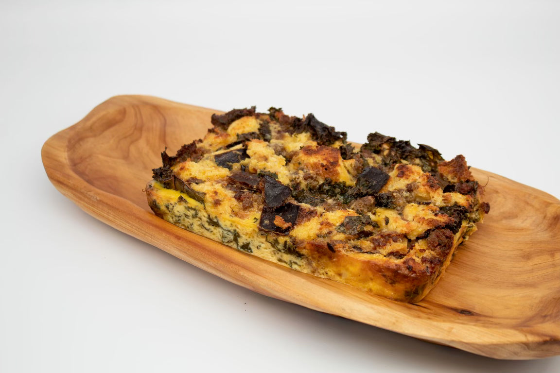 Sausage Brioche Breakfast Bake