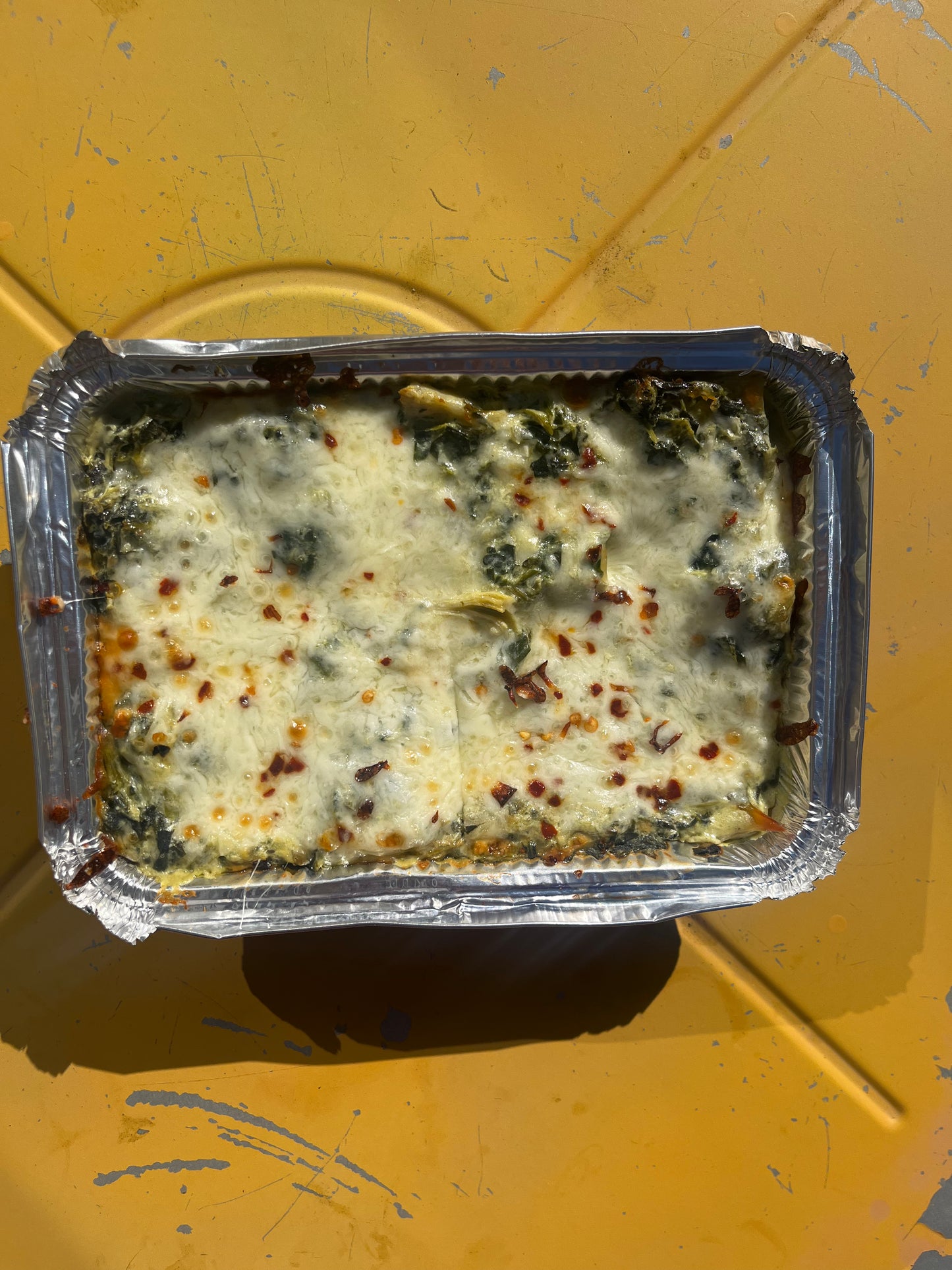 Spinach Artichoke Lasagna - Holiday