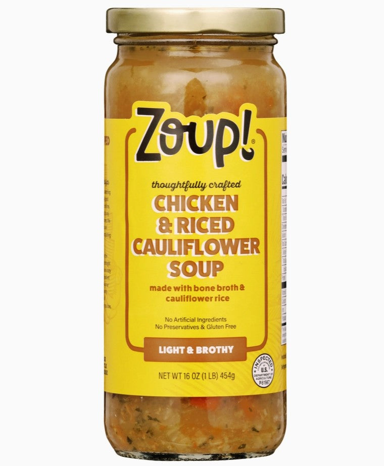 Zoup - Chicken and Riced Cauliflower Soup