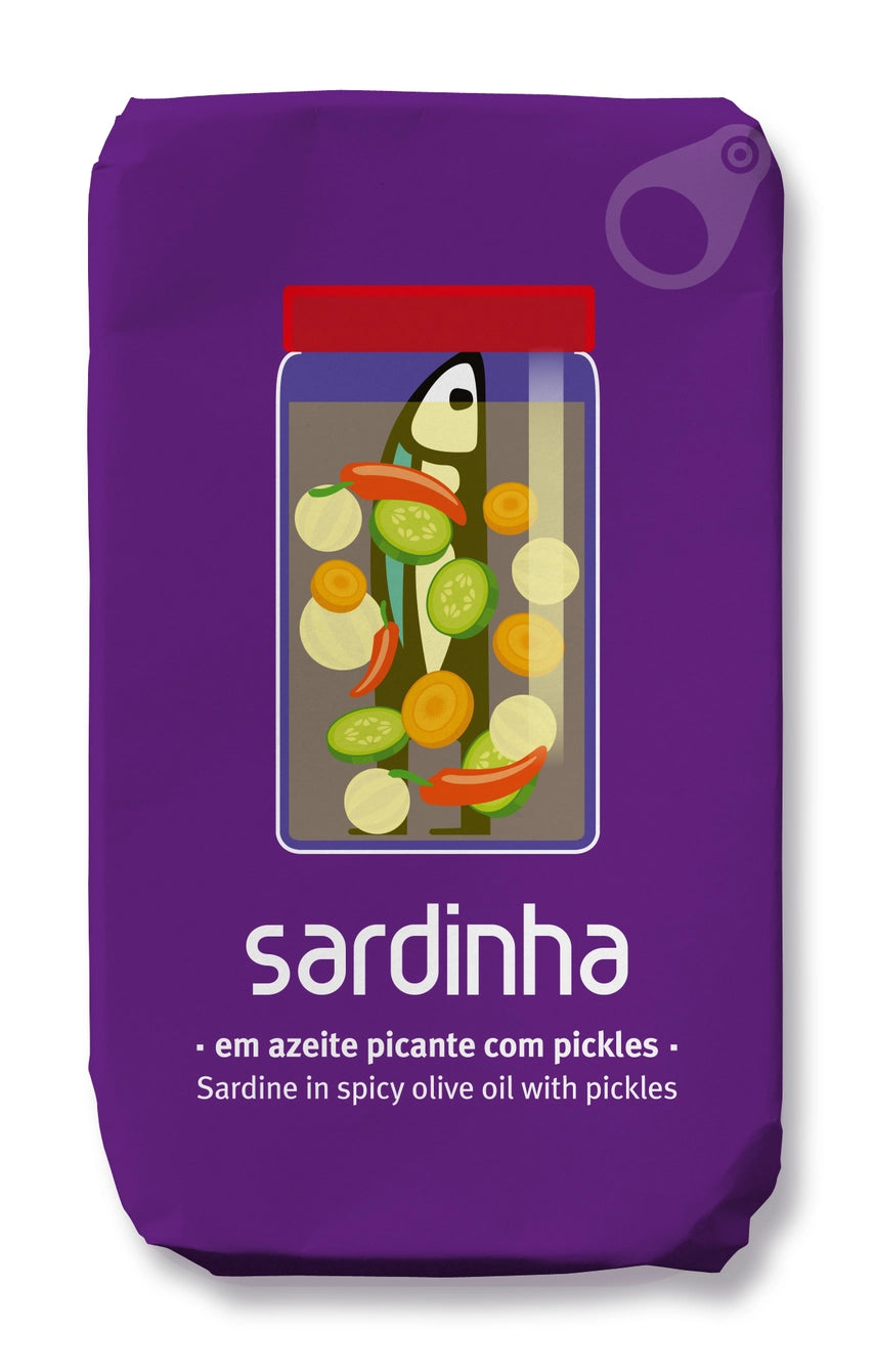 Sardinha- Sardine with Pickles in Spicy Olive Oil