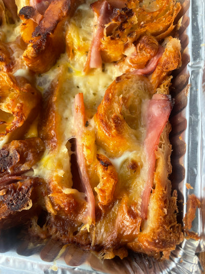 Ham Croissant Breakfast Bake