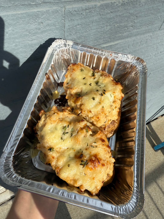 Caramelized Onion Stuffed Potatoes