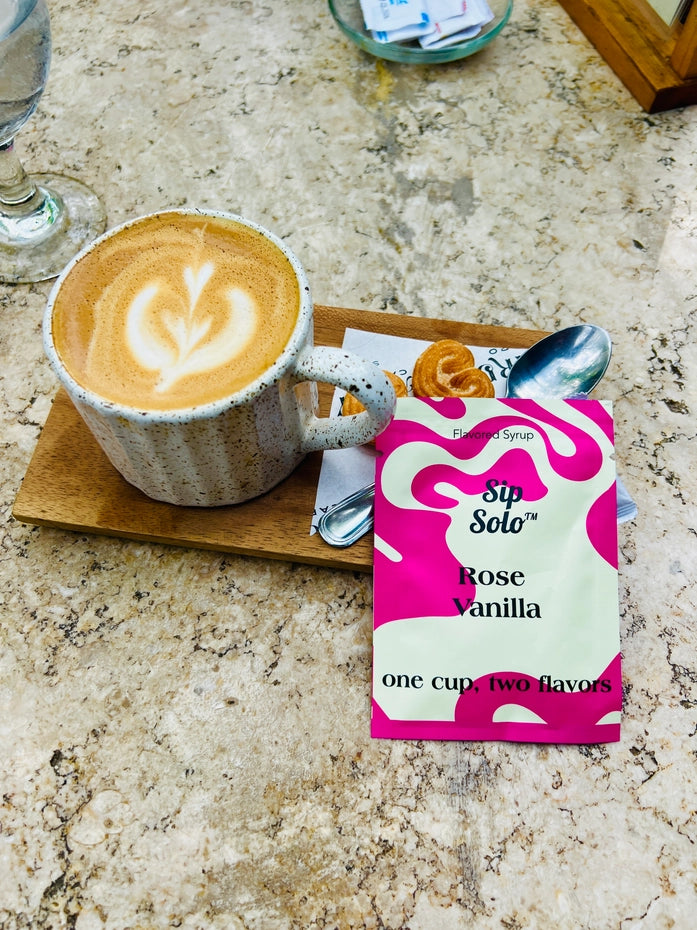 Sip Solo - Rose Vanilla - Single Serve Syrup