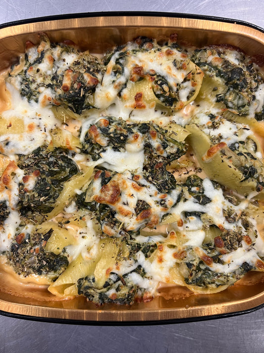 Spinach Artichoke Stuffed Shells