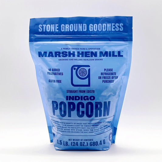 Marsh Hen Hill- Indigo Popcorn