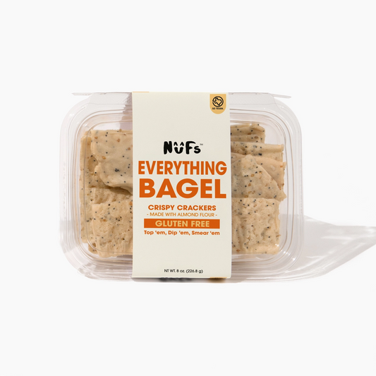 Nuf's everything bagel cracker