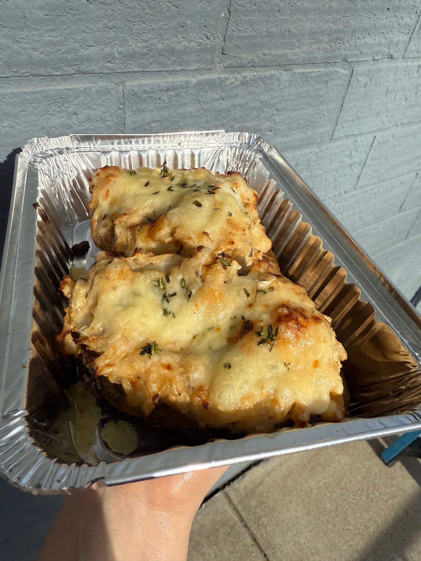 French Onion Stuffed Potatoes