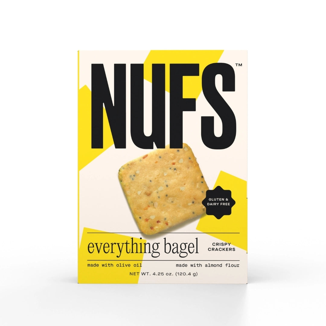 Nuf's everything bagel cracker