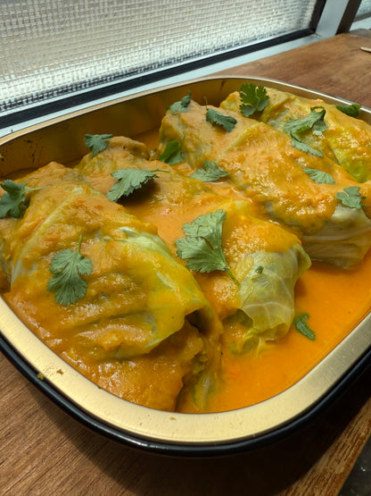 Vegan Chickpea Cabbage Rolls