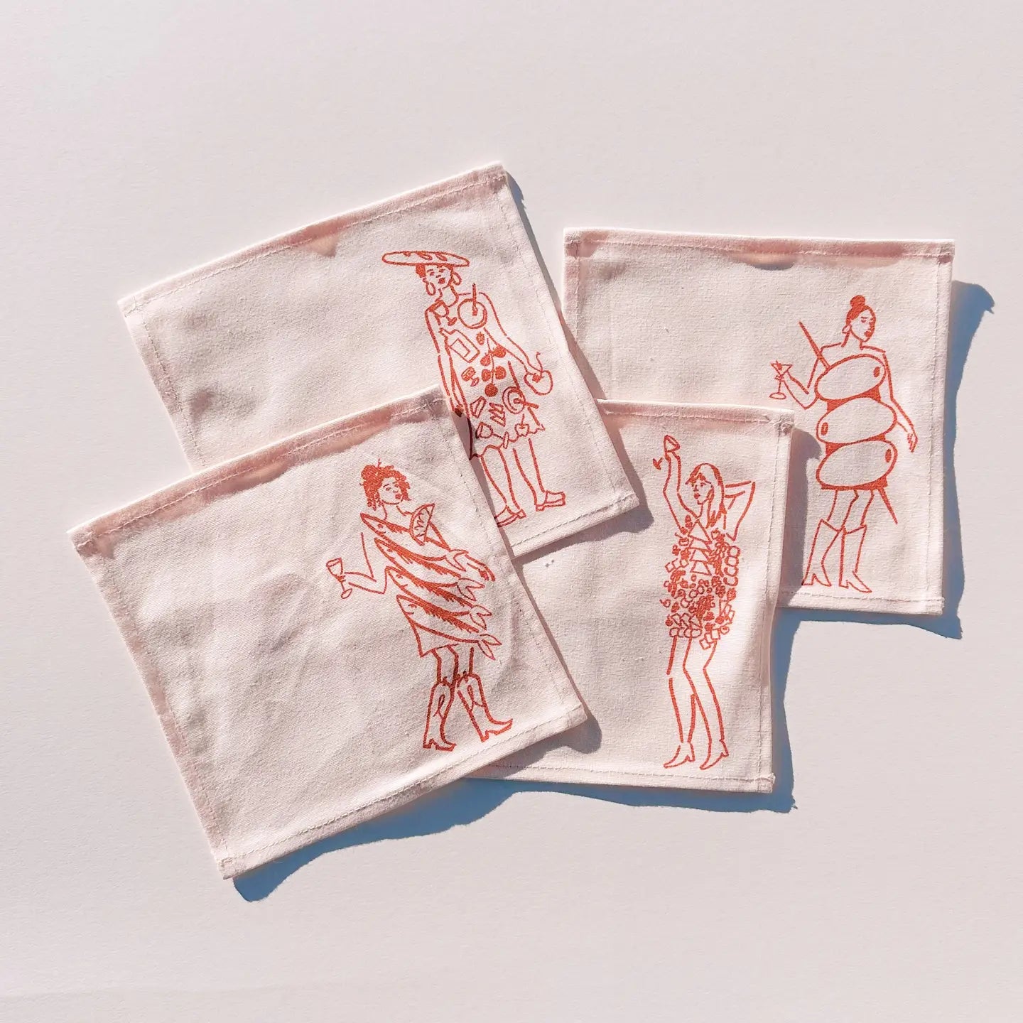 Julie Peach - Cocktail Napkins