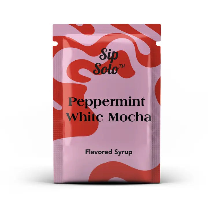 Sip Solo - Peppermint White Mocha - Single Serve Syrup