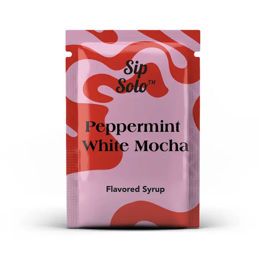 Sip Solo - Peppermint White Mocha - Single Serve Syrup