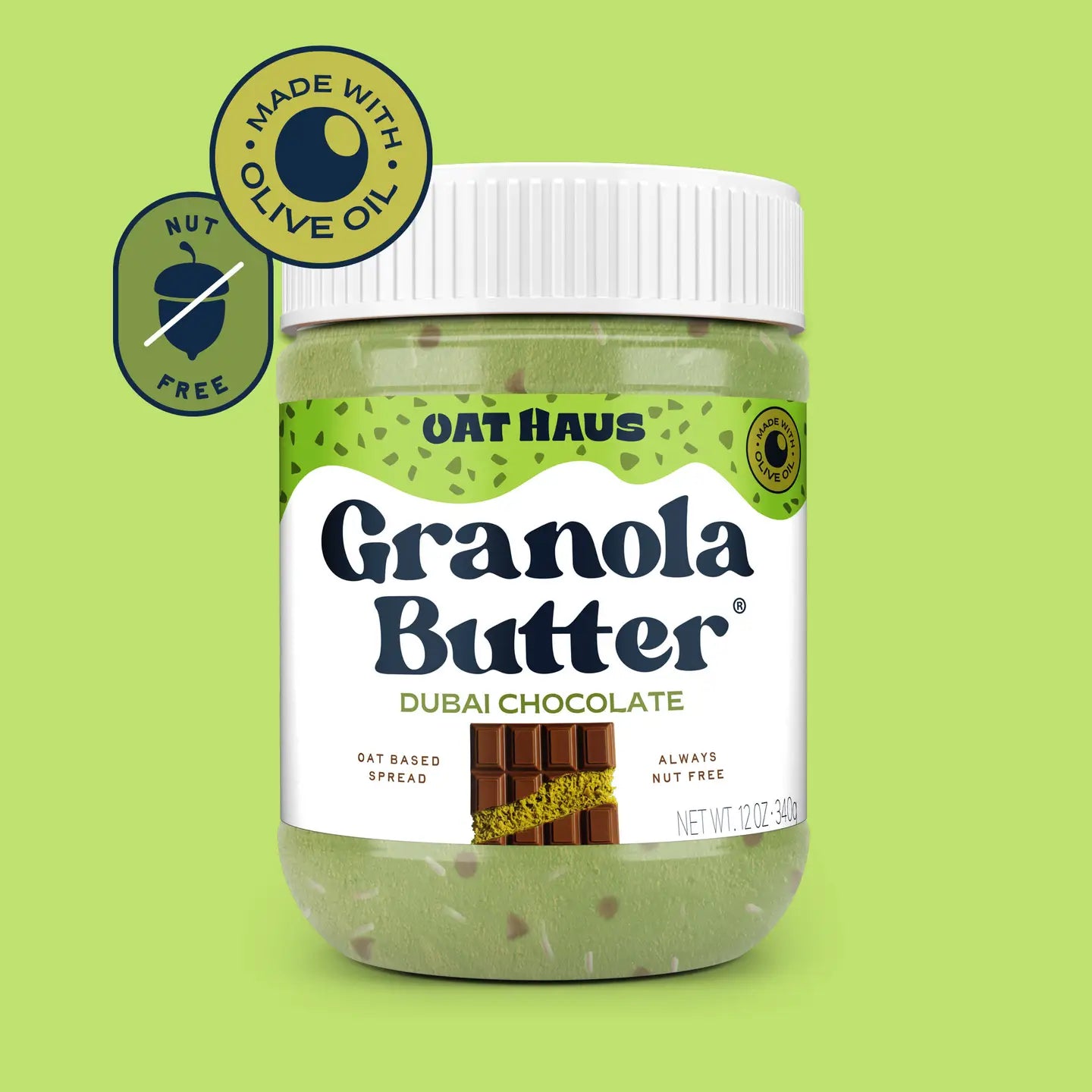 Oat Haus- Granola Butter (Dubai Chocolate)
