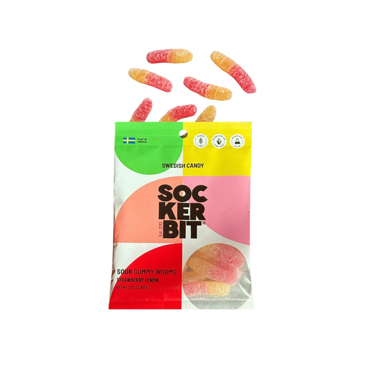 Sockerbit - Swedish Candy - Sour Gummy Worms