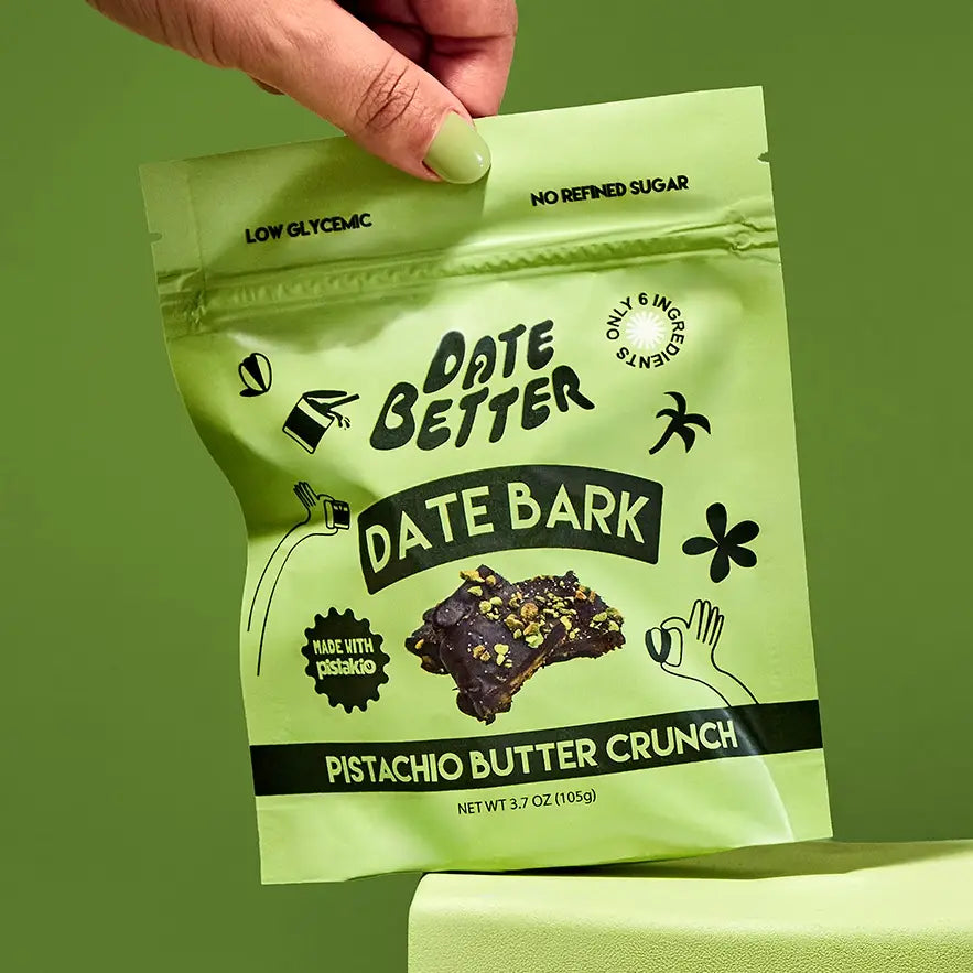 Date Better Snacks - Date Bark Pistachio Butter Crunch