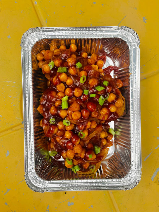 Meal Prep- Bbq chickpea sweet potatoes