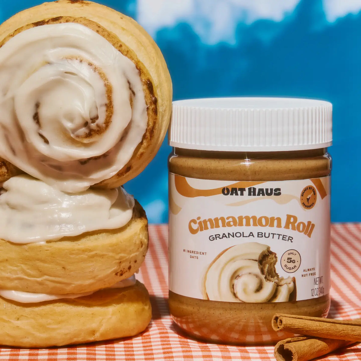 Oat Haus- Cinnamon Roll Granola Butter
