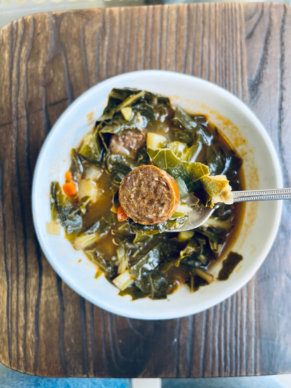 Collard Greens & Sausage Soup