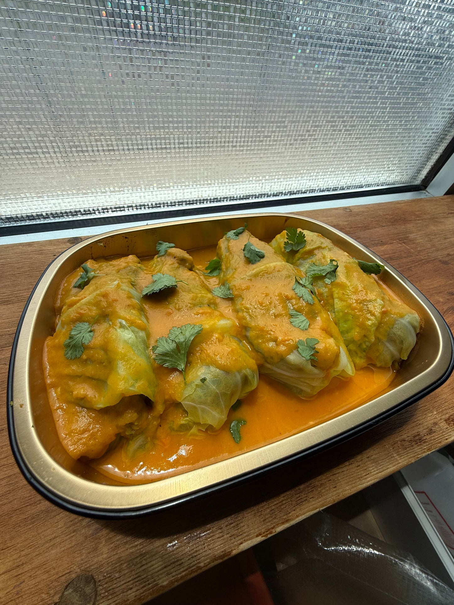Vegan Chickpea Cabbage Rolls