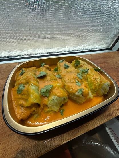 Vegan Chickpea Cabbage Rolls