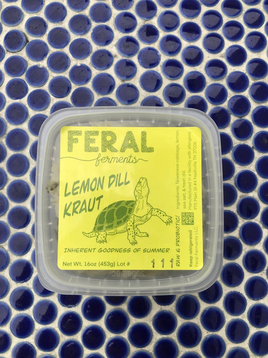 Feral Ferments- Lemon dill kraut