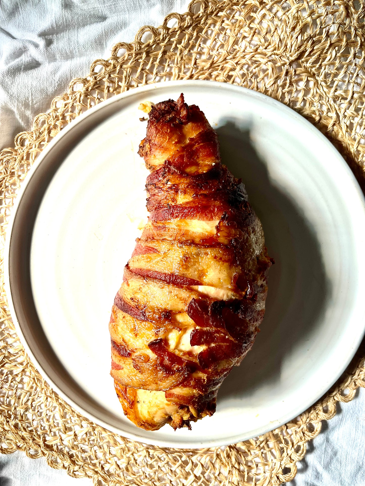 Bacon-wrapped Stuffed Turkey Breast