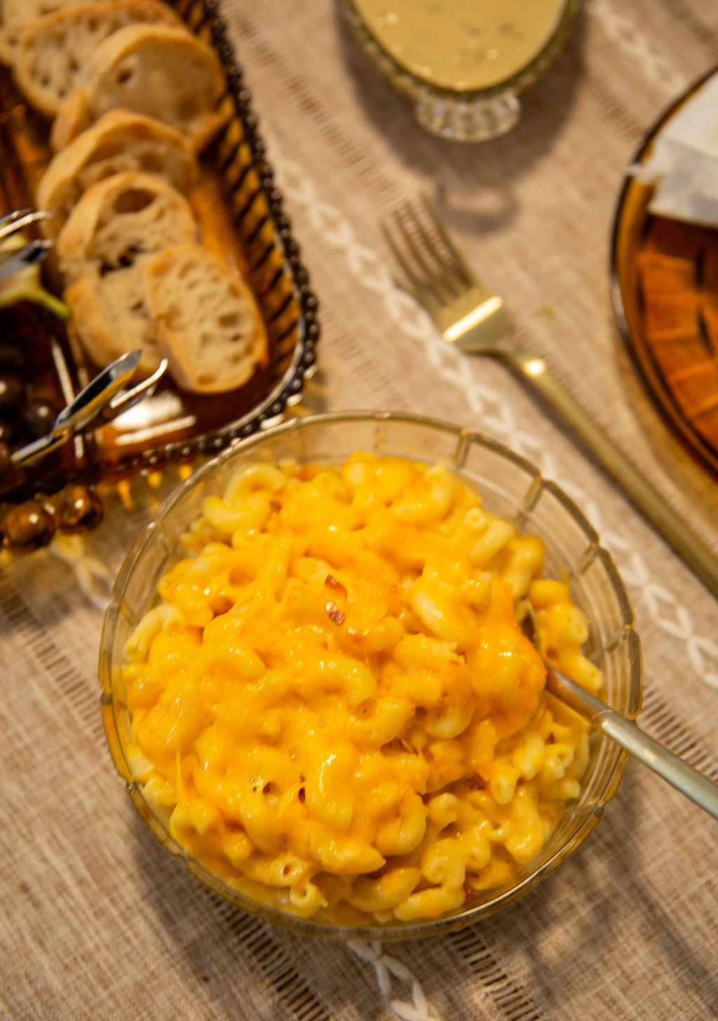 Four Cheese Baked Mac and Cheese - Thanksgiving