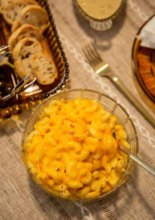 Four Cheese Baked Mac and Cheese - Thanksgiving