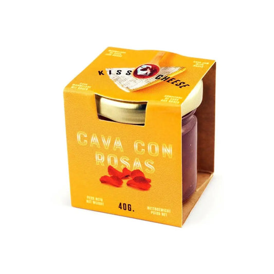 Kiss the Cheese - Cava with Roses Jam