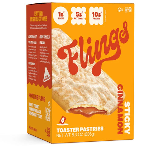 Flings Toaster Pastries - Sticky Cinnamon