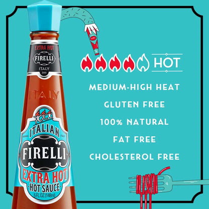 Firelli Hot Sauce -“Extra Hot” Italian Hot Sauce