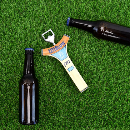 Racquet Inc -  Antique Wooden Tennis Racquet Neck Bottle Opener