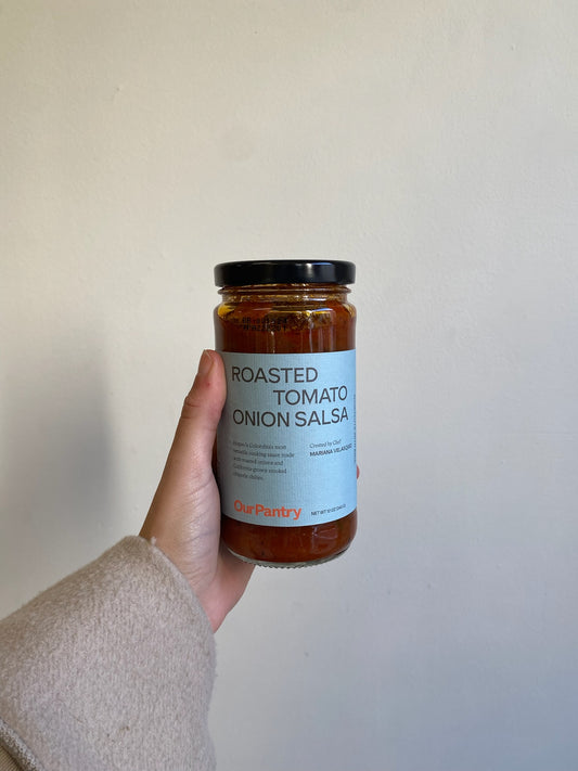 OurPantry- Roasted Tomato Onion Salsa