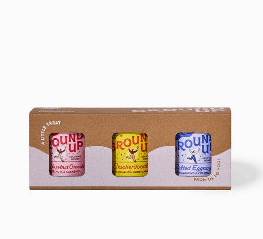 Ground Up Nut Butter - Holiday Nut Butter Tasting Flight