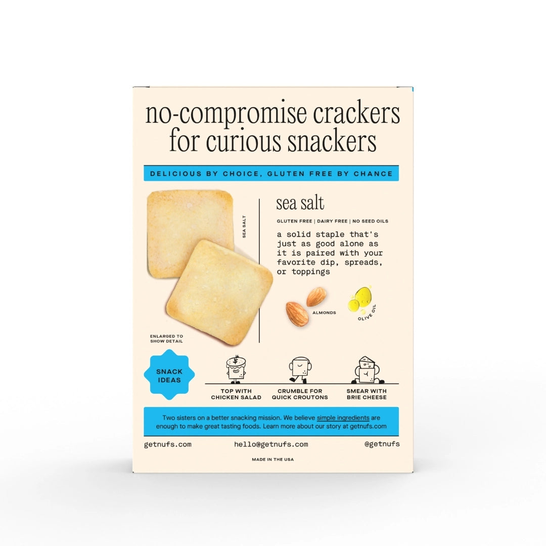 Nuf's sea salt crackers