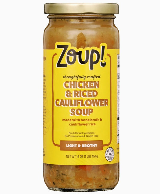 Zoup - Chicken and Riced Cauliflower Soup