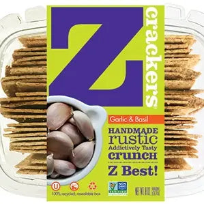 Z Crackers- Garlic and Basil