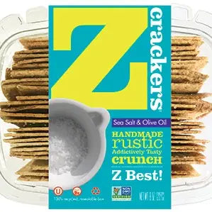 Z Crackers- Sea Salt and Olive Oil